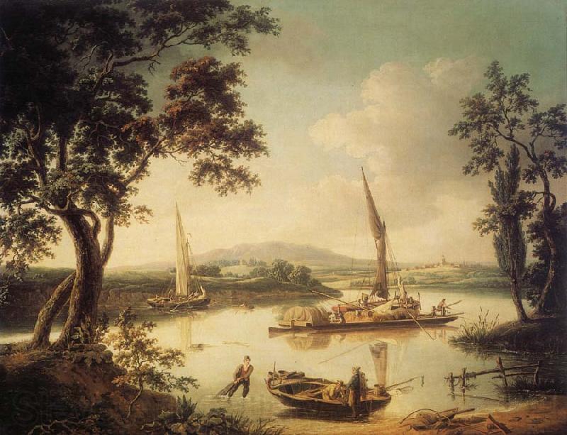 John Thomas Serres The Thames at Shillingford,near Oxford